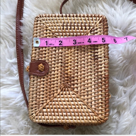 Rattan Crossbody Bali Bag - Picture 8 of 8